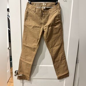 J Crew Pixie style cropped ankle pants